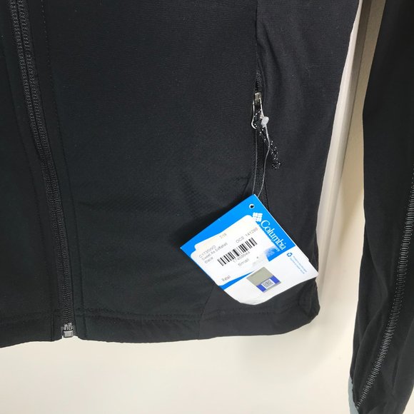 NWT Columbia Women's Sweet As Softshell Stanford Law School Jacket Black~ Size S - Picture 4 of 10